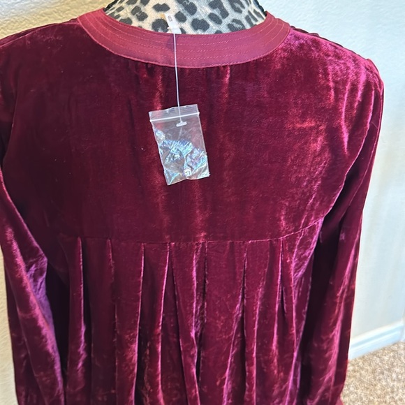 Free People chose me crushed velvet mini dress, brand new, size XS - Picture 10 of 13